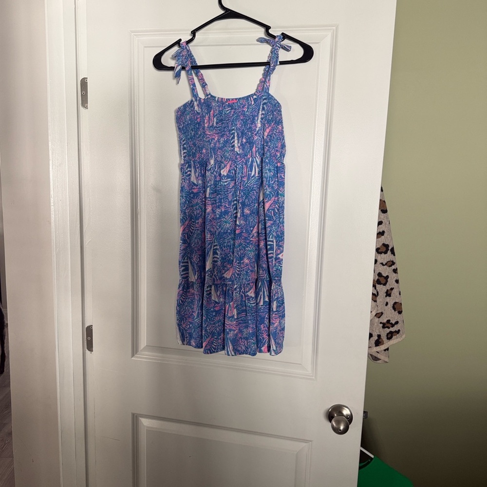 Lilly Pulitzer Vibrant Blue and Pink Dress